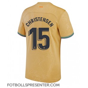 Barcelona Andreas Christensen #15 Borta Matchtröja 2022-23 Kortärmad